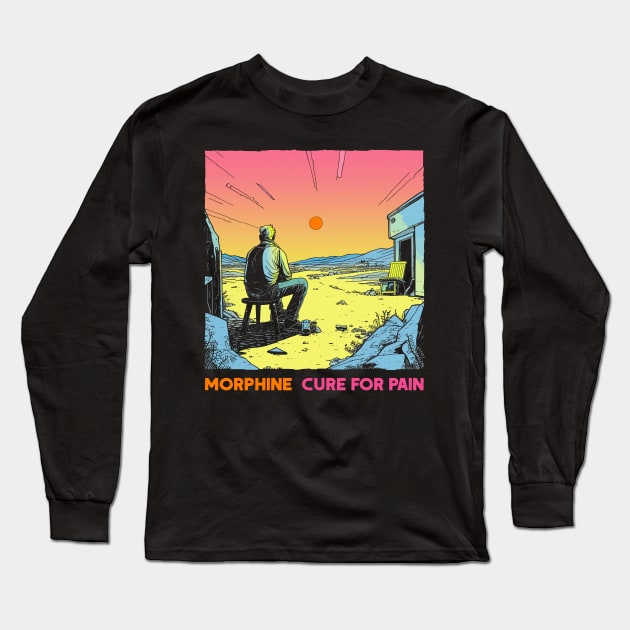 Morphine  -- Original Fan Artwork Design Long Sleeve T-Shirt by unknown_pleasures